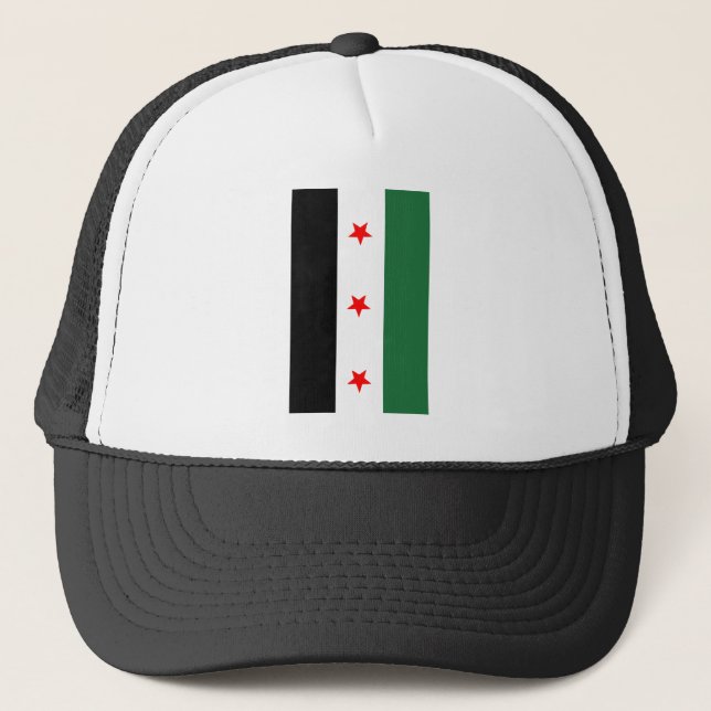 Casquette Drapeau révolutionnaire syrien (Devant)