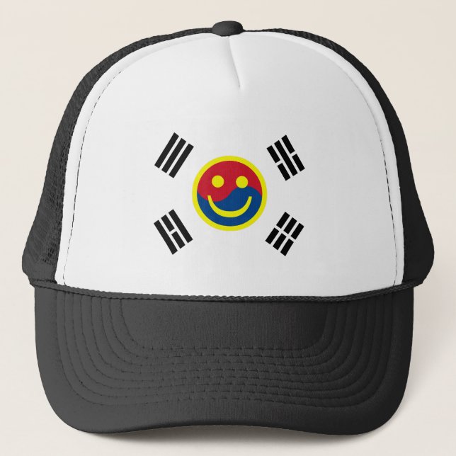Casquette Drapeau sud-coréen face (version 2) (Devant)