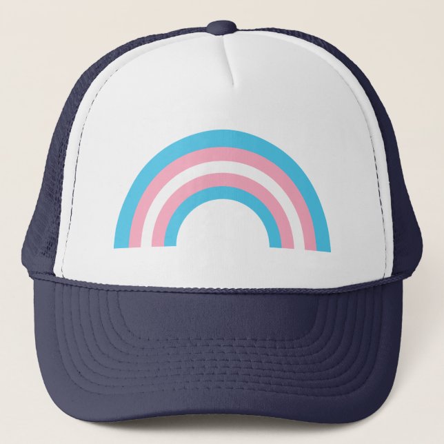 Casquette Drapeau Transgenre Rainbow Pride (Devant)