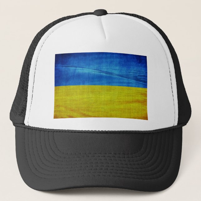 Casquette Drapeau ukrainien stylisé (Devant)
