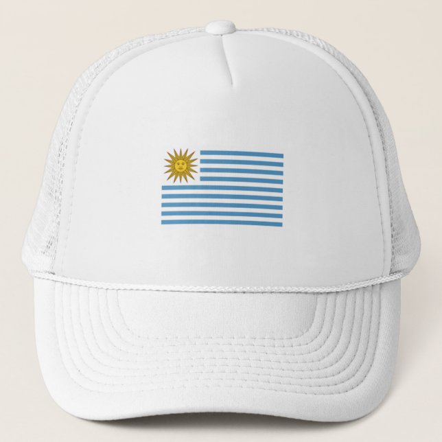 Casquette Drapeau uruguayen Coupe du Monde Football Trucker  (Devant)