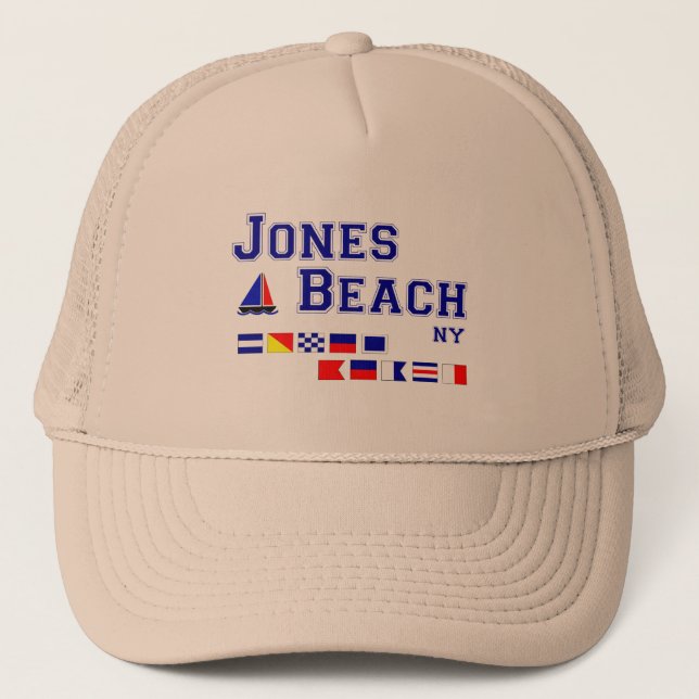 Casquette Drapeaux de signal de la plage NY de Jones (Devant)
