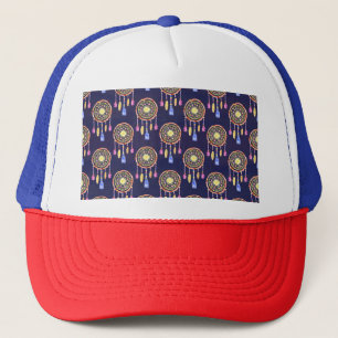 Casquette Dreamcatchers Plumes Aquarelle Texture transparent