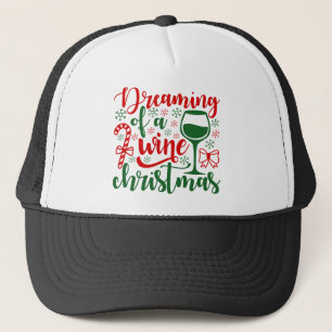 Casquette Dreaming of a wine christmas