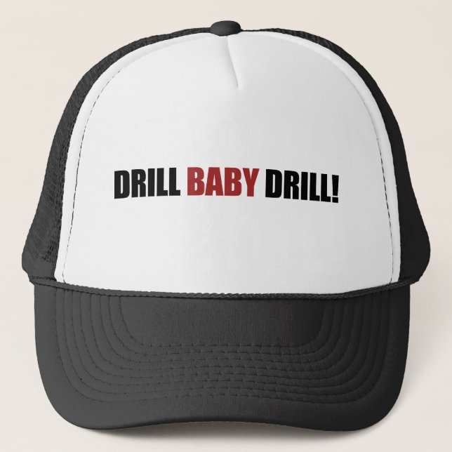 Casquette Drill Baby Drill (Devant)