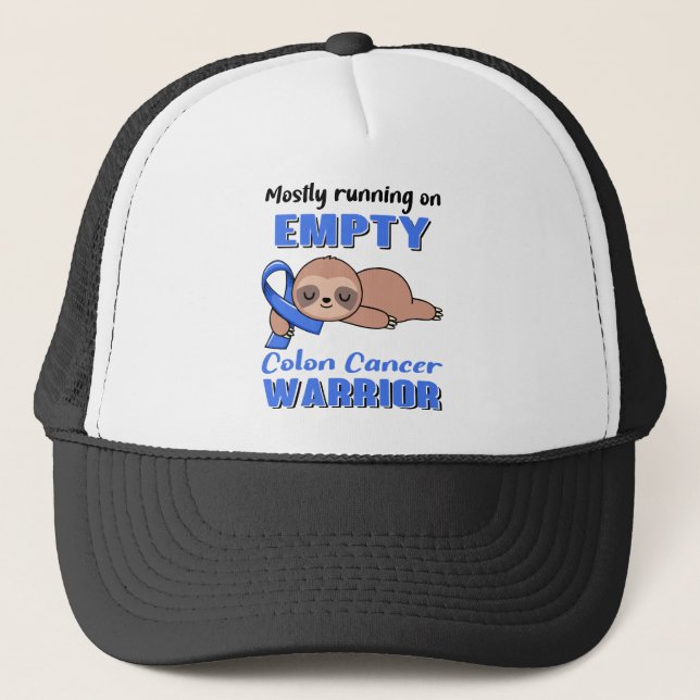 Casquette Drôle Cadeaux de sensibilisation au cancer du côlo (Devant)