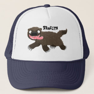 Casquette Drôle chapeau de camionneur de caricature animale 