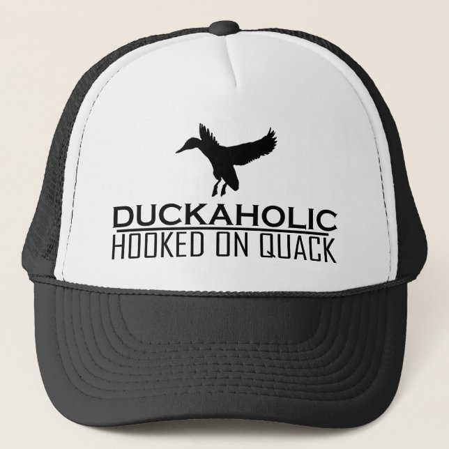 Casquette Drôle Chasse de canard Duckaholic (Devant)