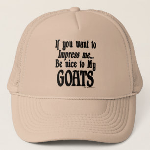 Casquette Drôle Chèvre Dit