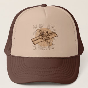 Casquette Drôle Chien Flying - Geeky Puppy