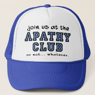 Casquette Drôle Club Apathie