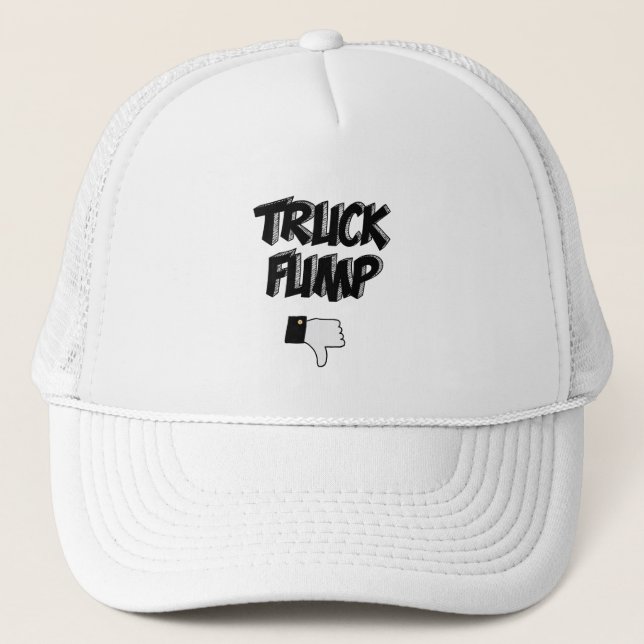 Casquette Drôle de camisole anti-Trump (Devant)