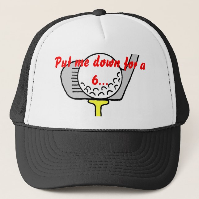Casquette drôle de golf (Devant)