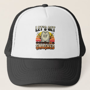 Casquette Drôle de Halloween Casse-gueule Design de Cimetièr