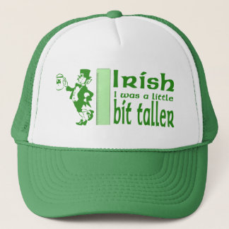 Casquette drôle de lutin de souhait d'Irlandais