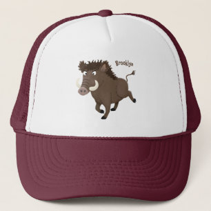 Casquette Drôle dessin humoristique de rasoir de sanglier