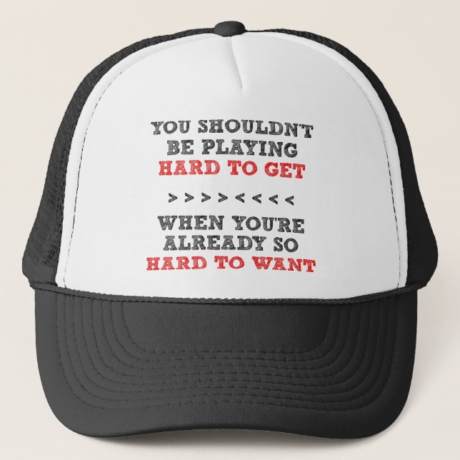 Casquette drôle difficile à obtenir (Devant)