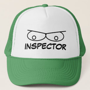 Casquette drôle d'inspecteur