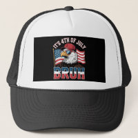 Drôle du 4 juillet Bruh Aigle patriotique