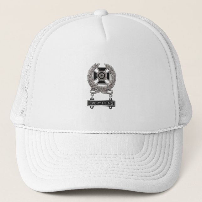 Casquette Drôle expert en tout Médaille Chapeau Trucker (Devant)