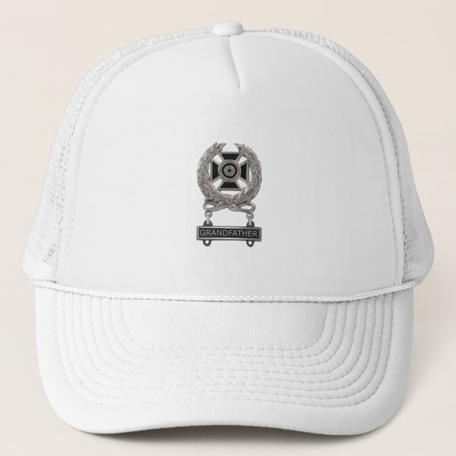 Casquette Drôle Expert Grand-Père Médaille Trucker Chapeau (Devant)