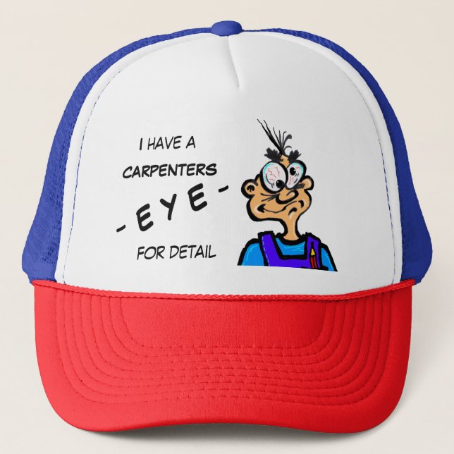 Casquette Drôle Handyman Cartoon Trucker Chapeau (Devant)