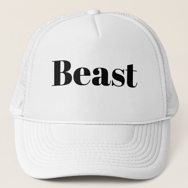 Casquette Drôle LOL Novelty Baseball BEAST (Devant)