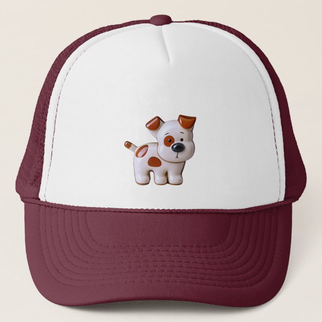 Casquette Drôle petit chien (Devant)