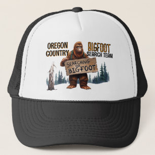 Casquette Drôle Sasquatch Bigfoot Dans Les Bois
