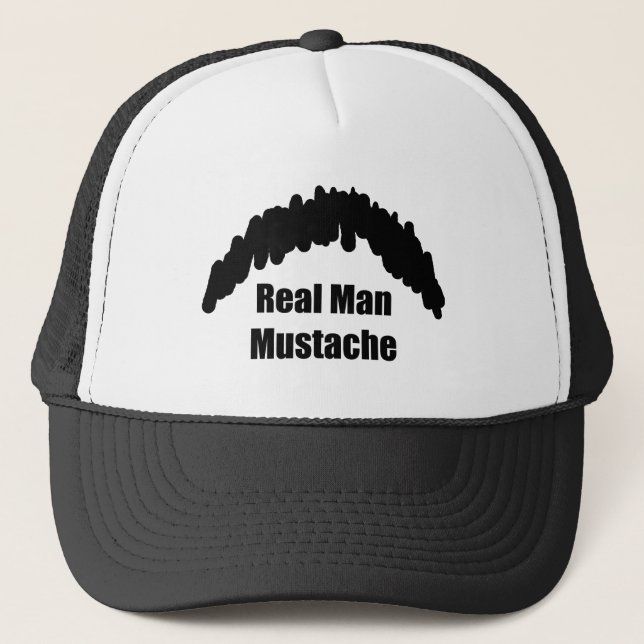 Casquette Drôle Vrai Homme Cookie Duster Mustache (Devant)