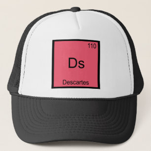 Casquette Ds - Descartes T-shirt de chimie drôle symbole d'é