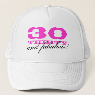 casquette du 30e anniversaire  30 et fabuleux!
