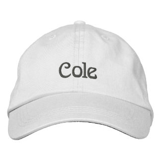 CASQUETTE du concepteur de noms COLE