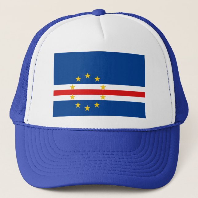 Casquette du drapeau cap-verdien (Devant)
