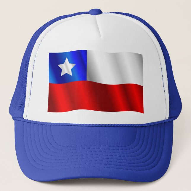 Casquette du drapeau chilien (Devant)