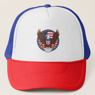 Casquette du drapeau d'aigle patriotique américain