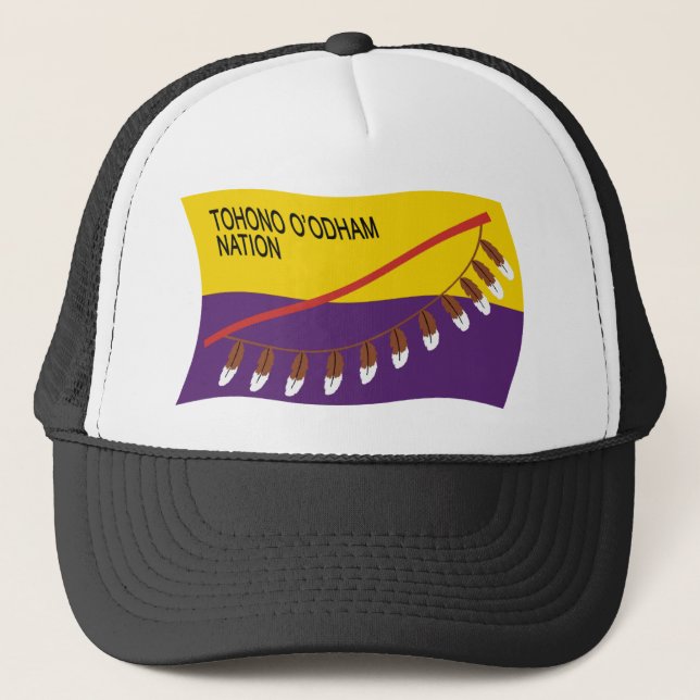 Casquette du drapeau de la nation Tohono O'odham (Devant)