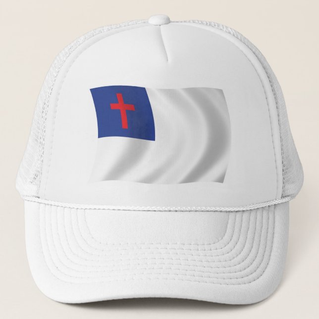 Casquette du drapeau de la religion chrétienne (Devant)