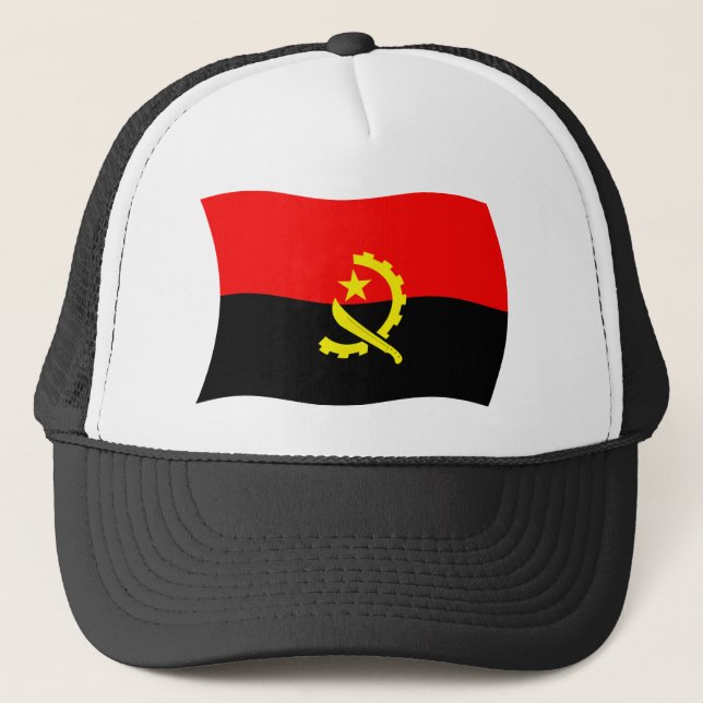 Casquette du drapeau de l'Angola (Devant)
