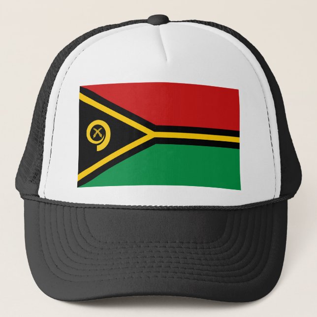 Casquette du drapeau de Vanuatu (Devant)