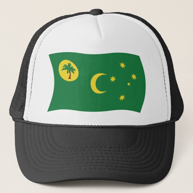 Casquette du drapeau des îles Cocos (Devant)