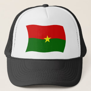Casquette du drapeau du Burkina Faso