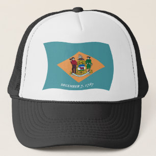 Casquette du drapeau du Delaware