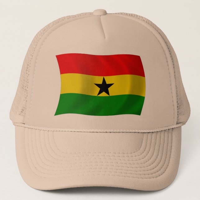 Casquette du drapeau du Ghana (Devant)