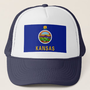 Casquette du drapeau du Kansas