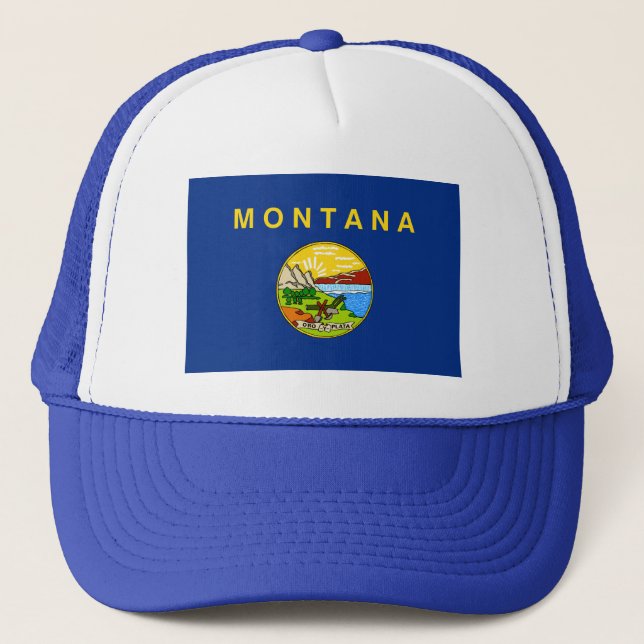 Casquette du drapeau du Montana (Devant)