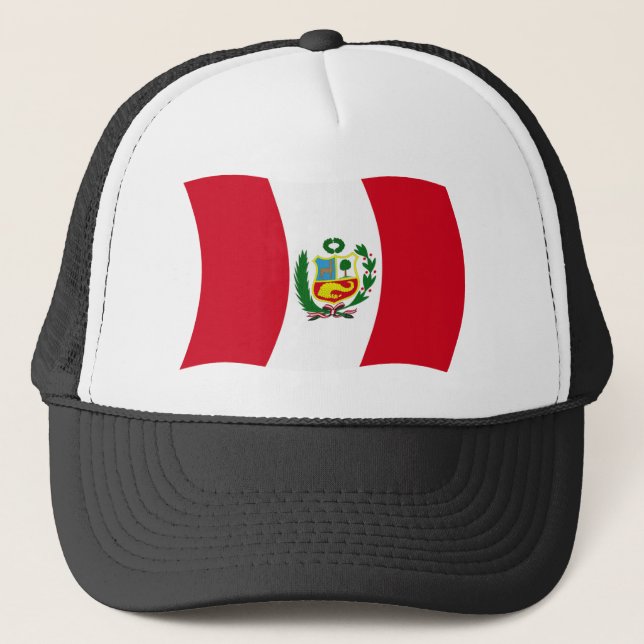 Casquette du drapeau du Pérou (Devant)
