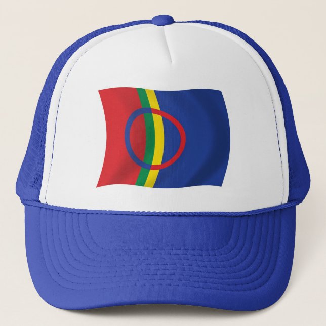 Casquette du drapeau du peuple Sami (Devant)