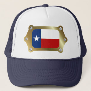 Casquette du drapeau encadré du Texas