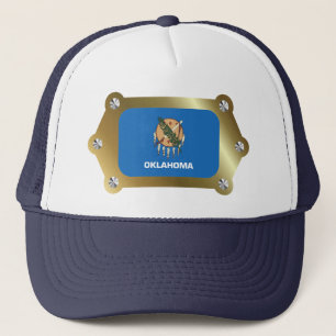 Casquette du drapeau encadré Oklahoma